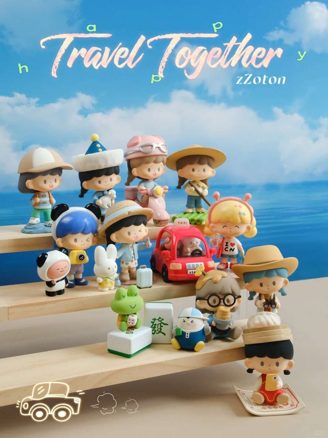 zZoton Travel Together Blind Box Series
