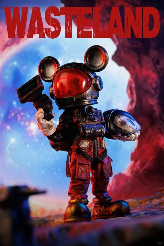 Wasteland-Space Mouse-Red