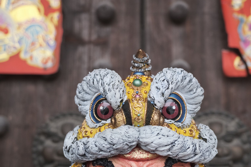 Daruma Doll-Lion Dance-Yellow