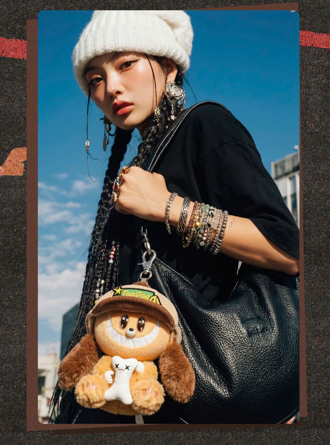 Big Heart - Multi Zoo Plush Keychain