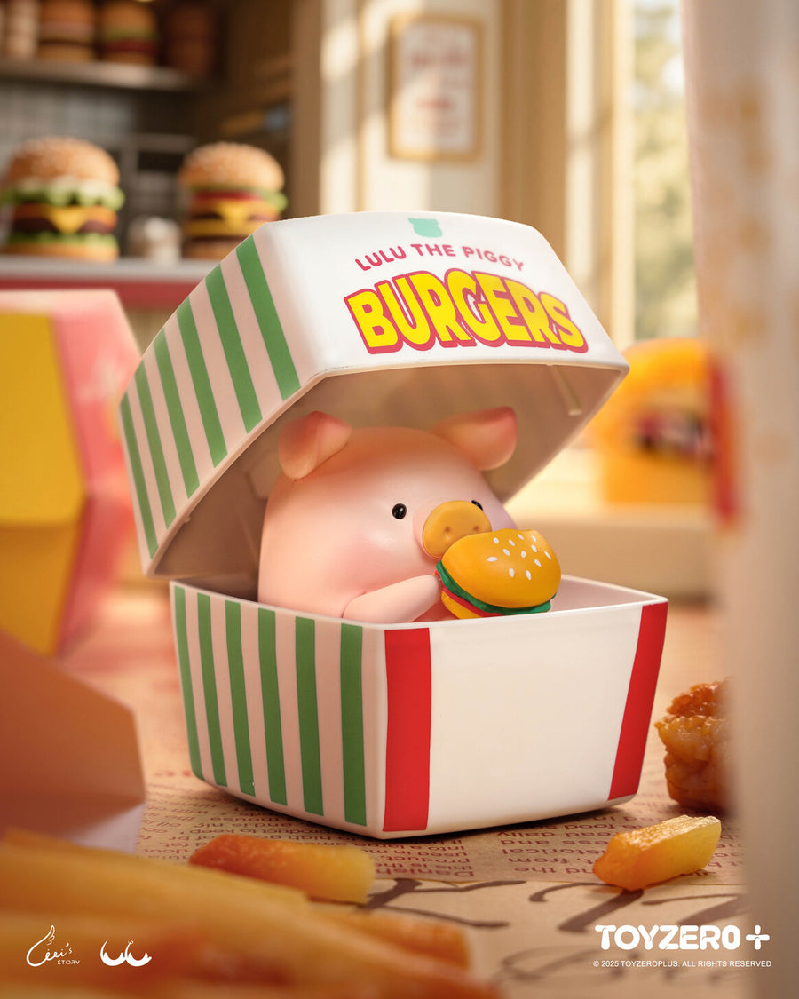 Lulu The Piggy - Hamburger Express Delivery Moveable Blind Box Series