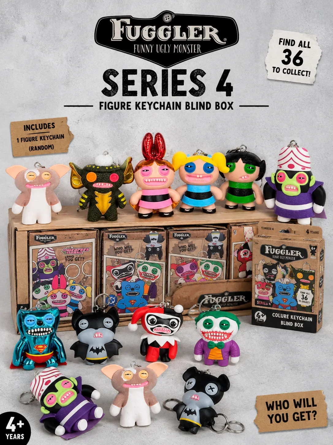 Fuggler Figure Keychain Blind Box Series 4