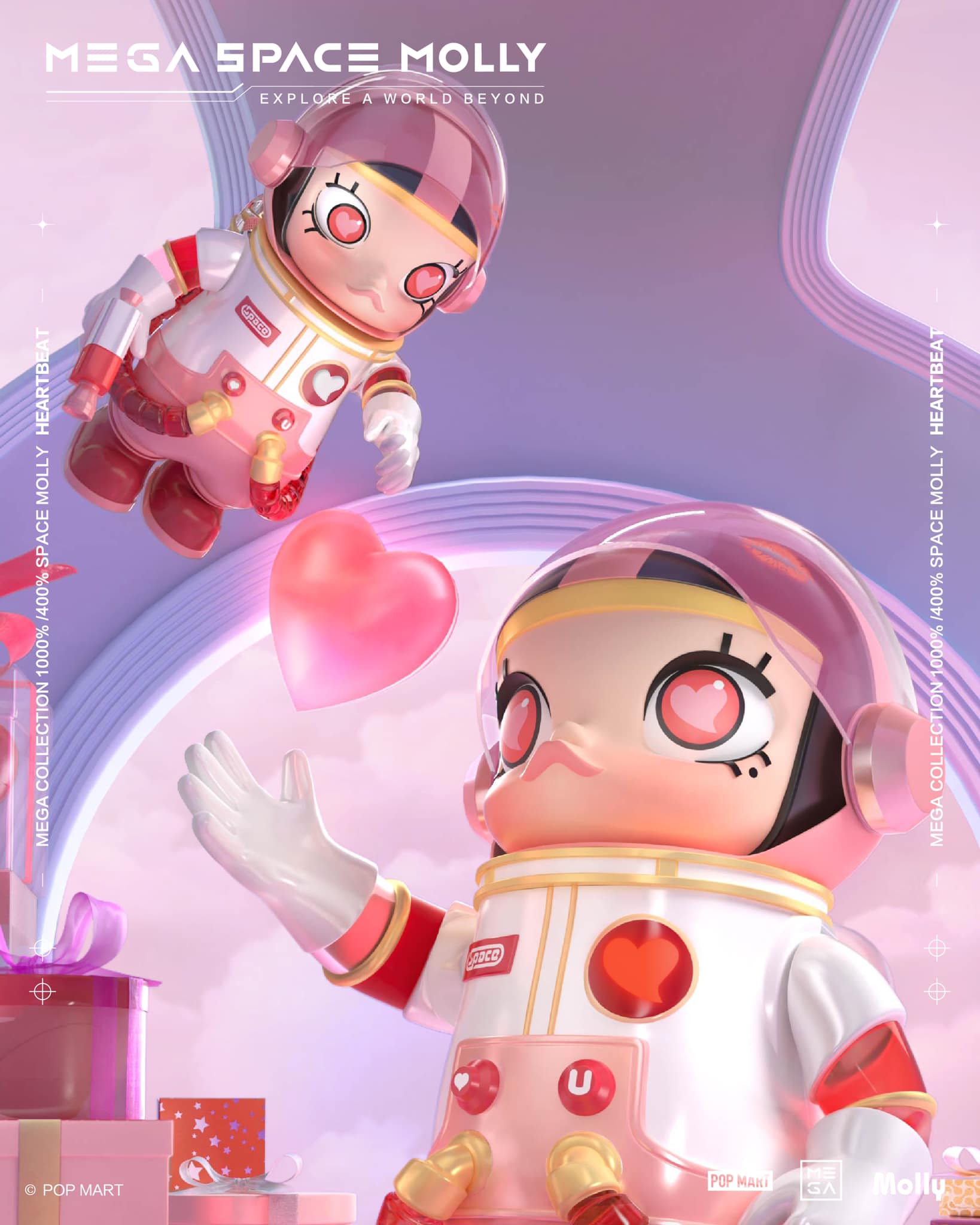 Mega Collection 400% Space Molly Heartbeat | Toyist Zone