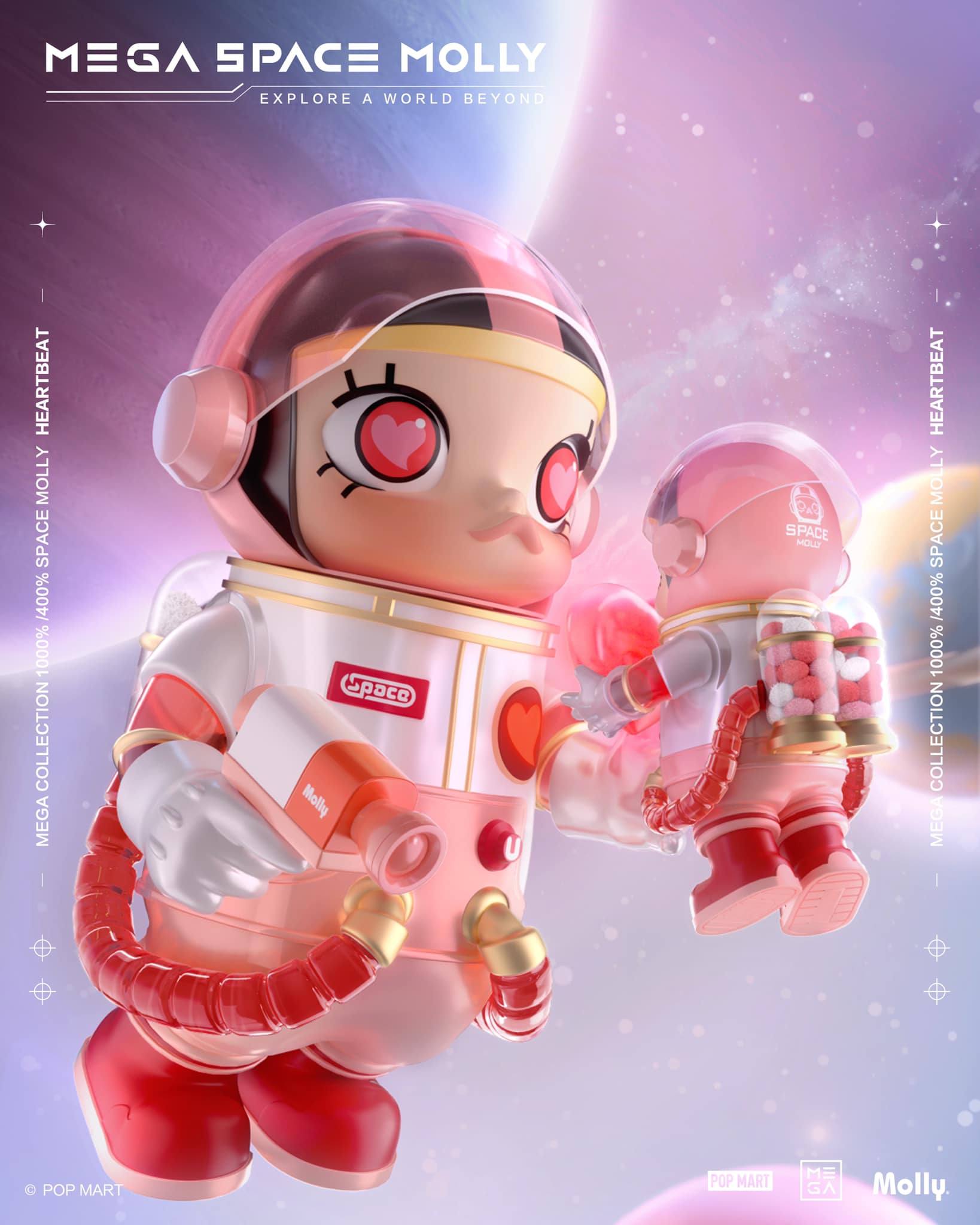 Mega Collection 400% Space Molly Heartbeat | Toyist Zone