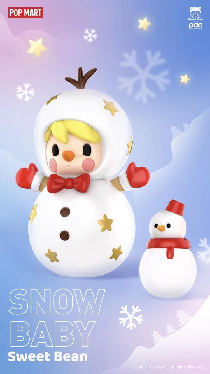 Popmart Sweet Bean Snow Baby Figurine