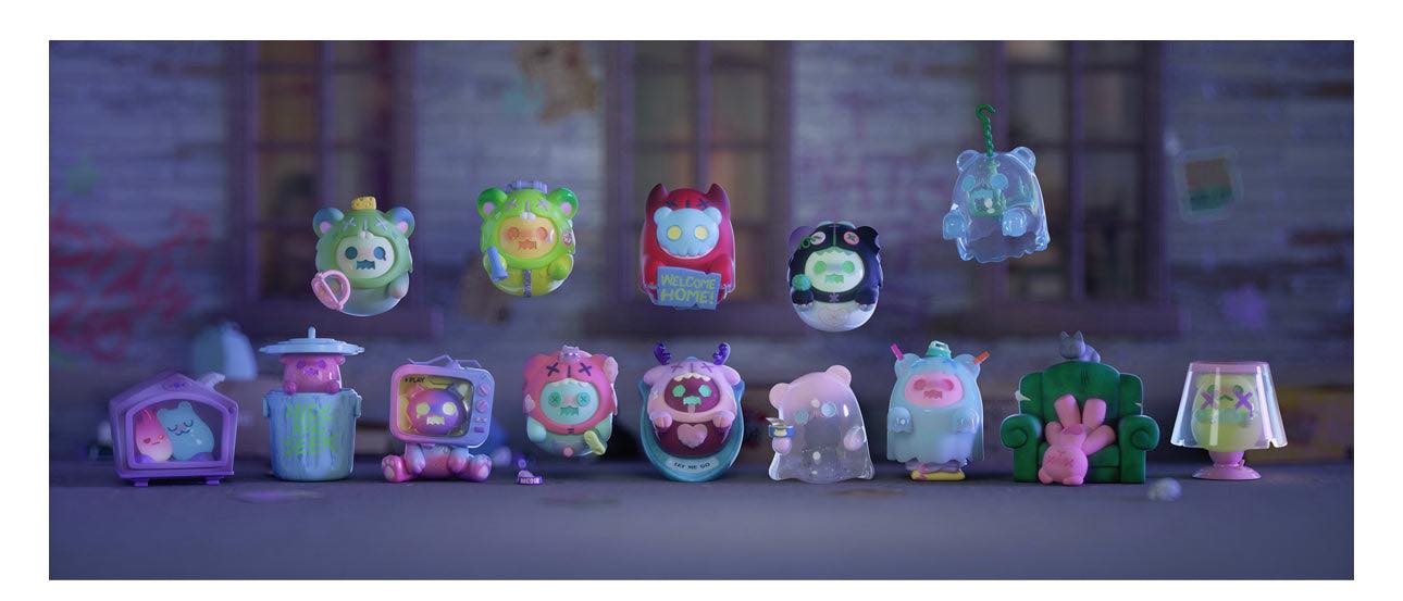 ShinWoo GHOST BEAR HOUSE Blind Box Series