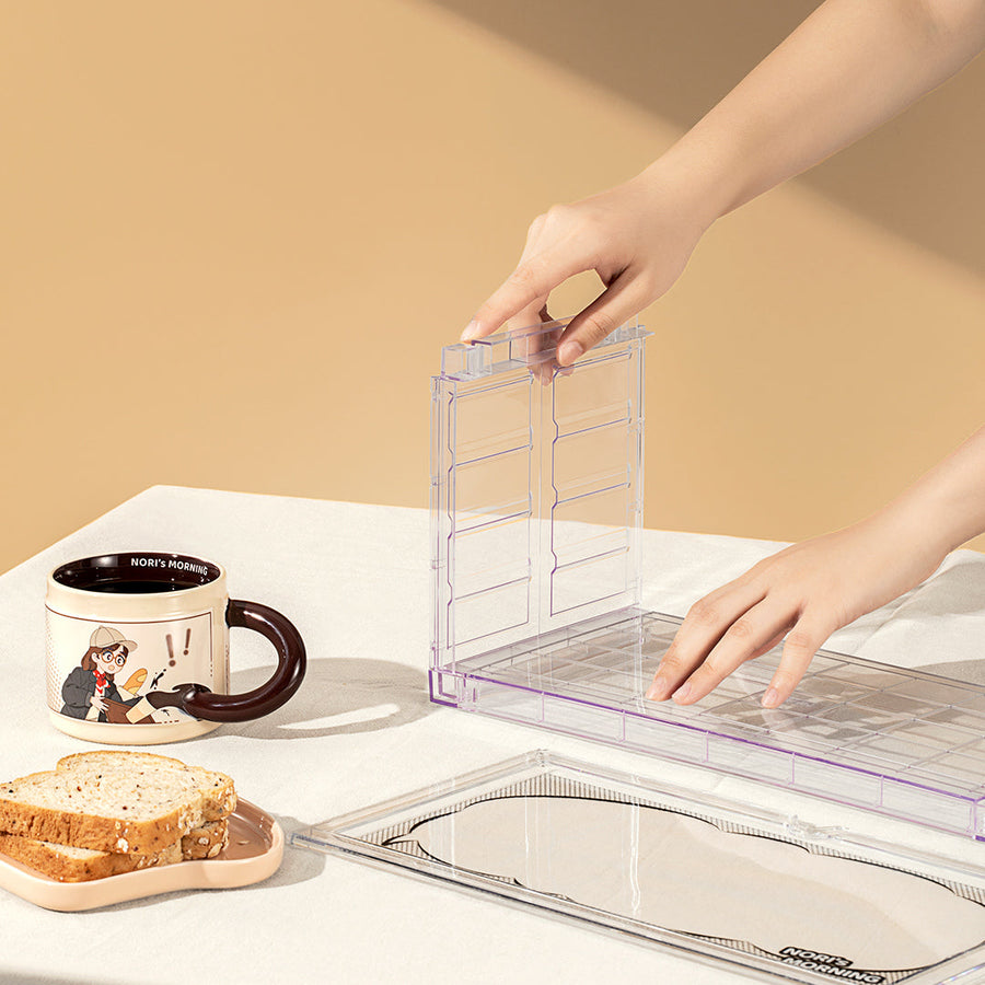Self-Assembly Display Box Container - Nori's Morning