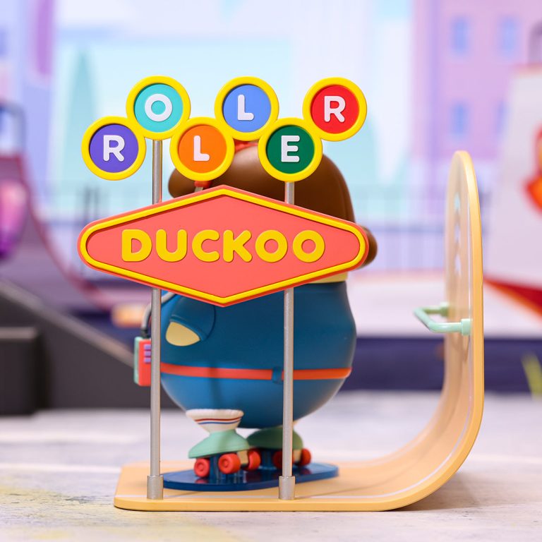 [POPMART]DUCKOO ローラースケート ビッグサイズ MART]DUCKOO ローラースケート ビッグサイズ POP MART DUCKOO Roller
