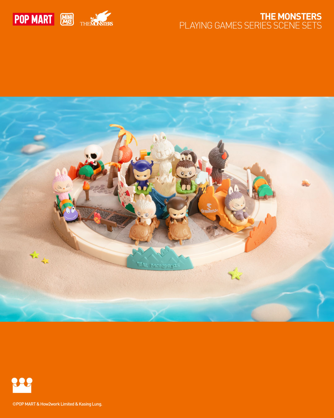 THE MONSTERS Playing Games Series Scene Sets