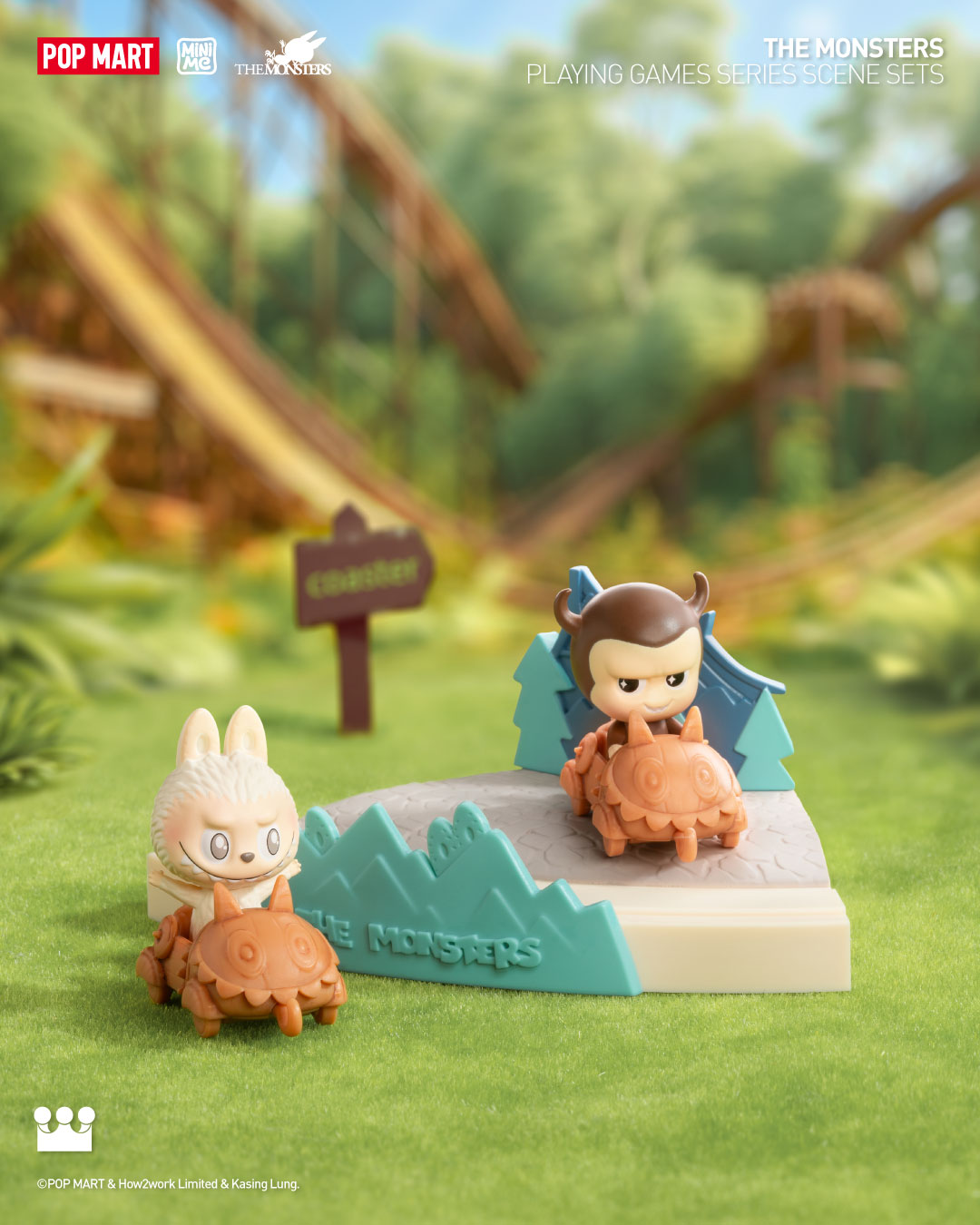 THE MONSTERS Playing Games Series Scene Sets