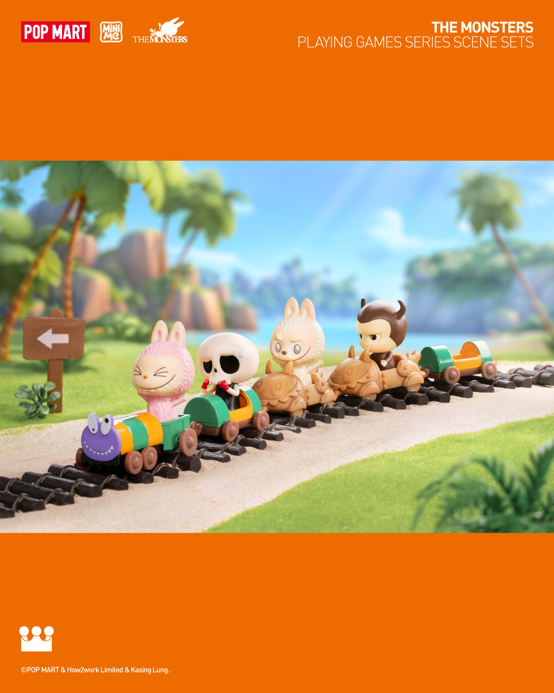 THE MONSTERS Playing Games Series Scene Sets