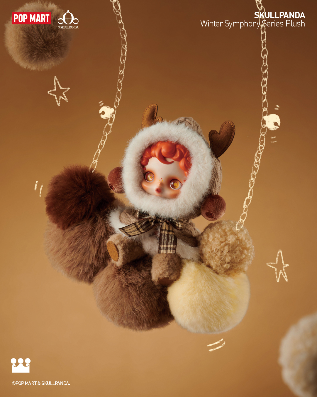 SKULLPANDA Winter Symphony Series Plush