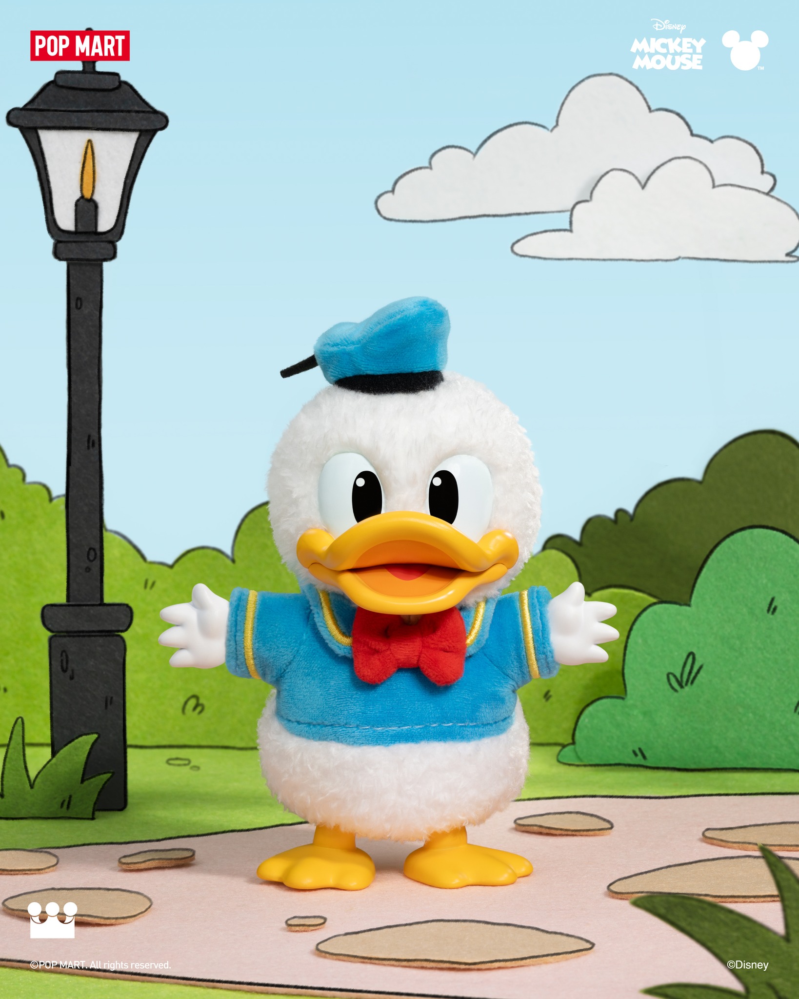 Mickey Family Cute Together Keychain Series Figures