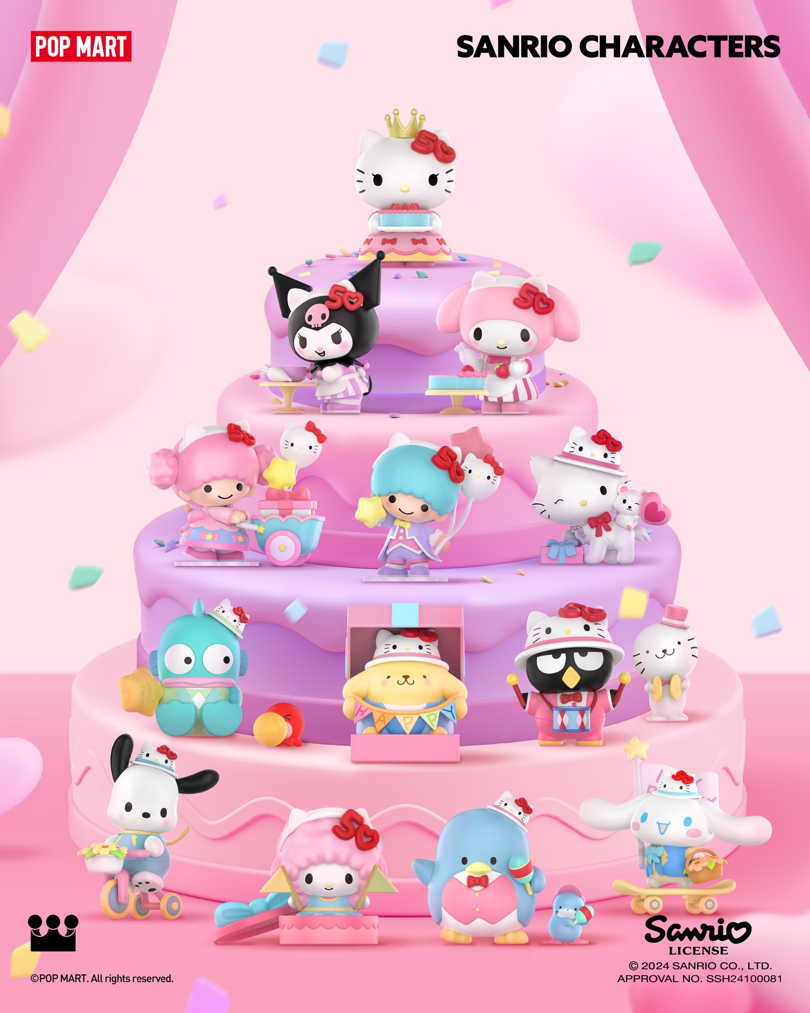 Sanrio characters Hello Kitty 50th Anniversary Series Figures