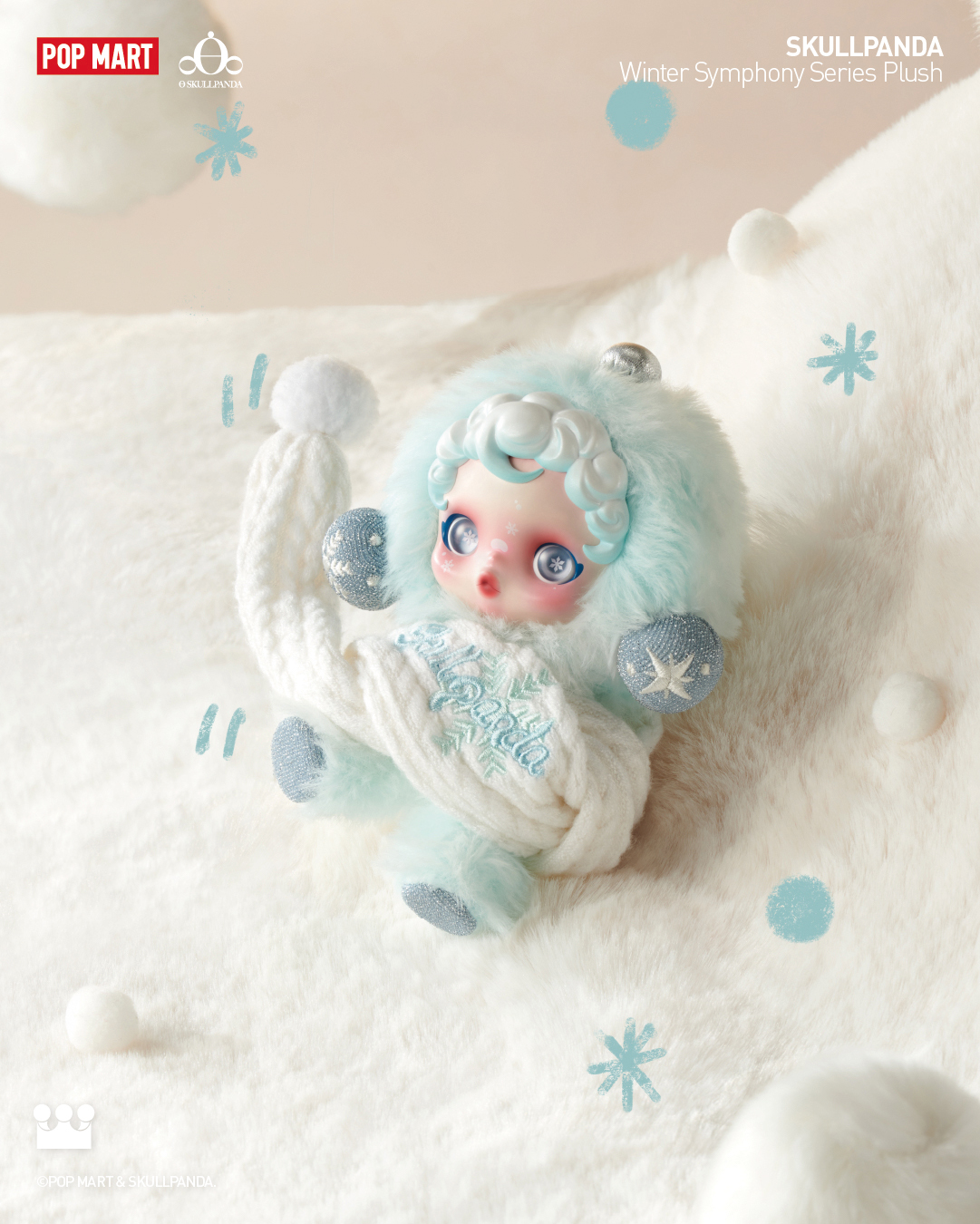 SKULLPANDA Winter Symphony Series Plush