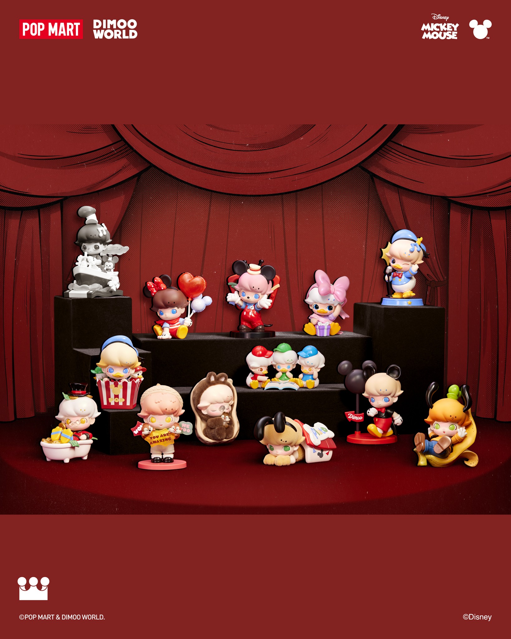 DIMOO WORLD × DISNEY Series Figures
