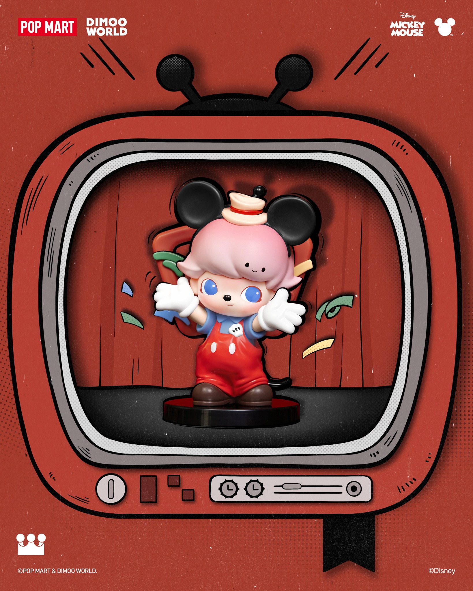 Dimoo Disney Desktop DIMOO WORLD × DISNEY Series Figures