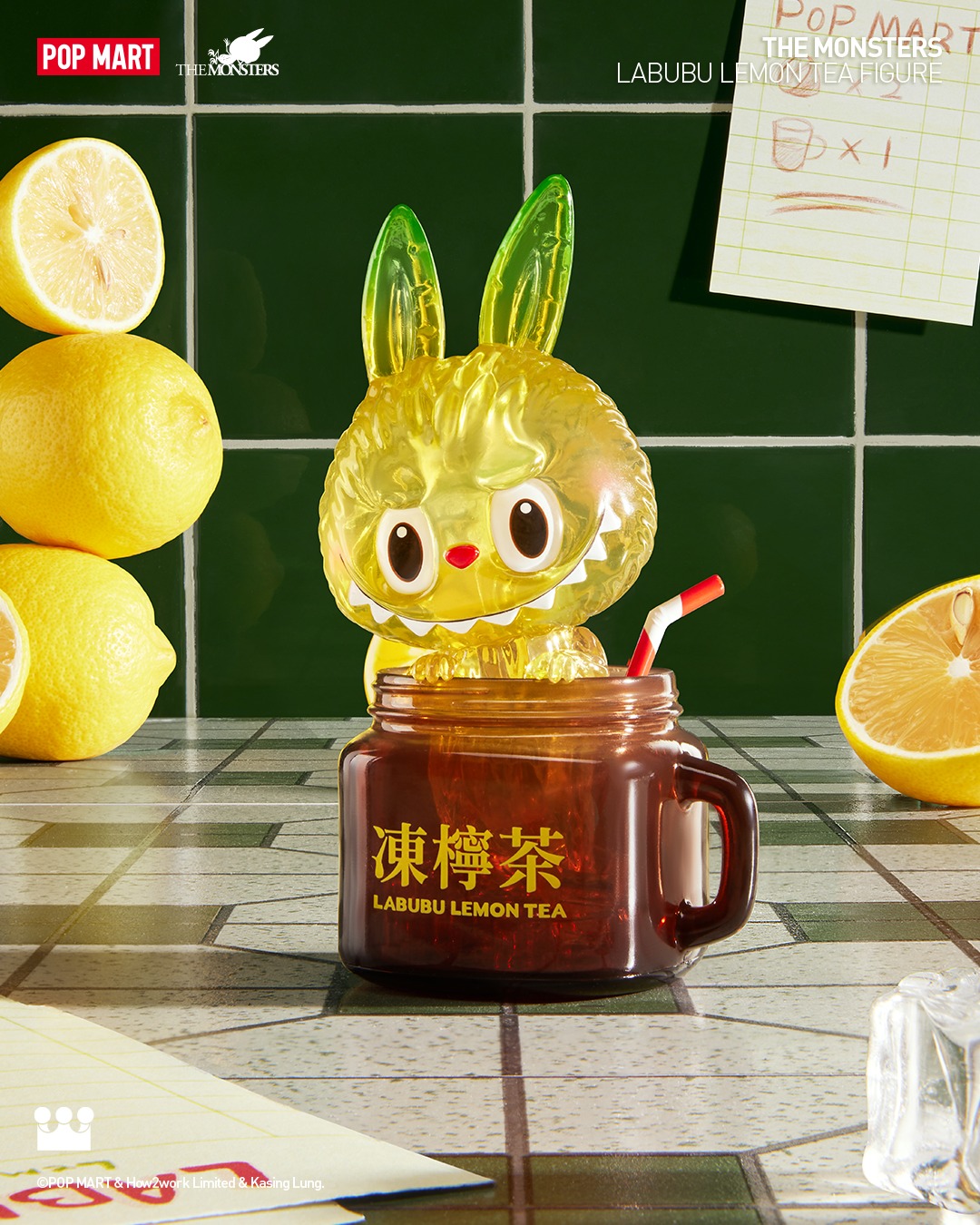 Labubu Lemon Tea Figure
