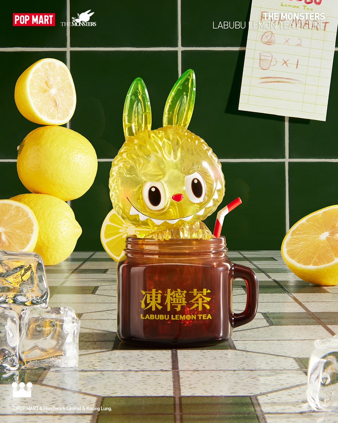 Labubu Lemon Tea Figure