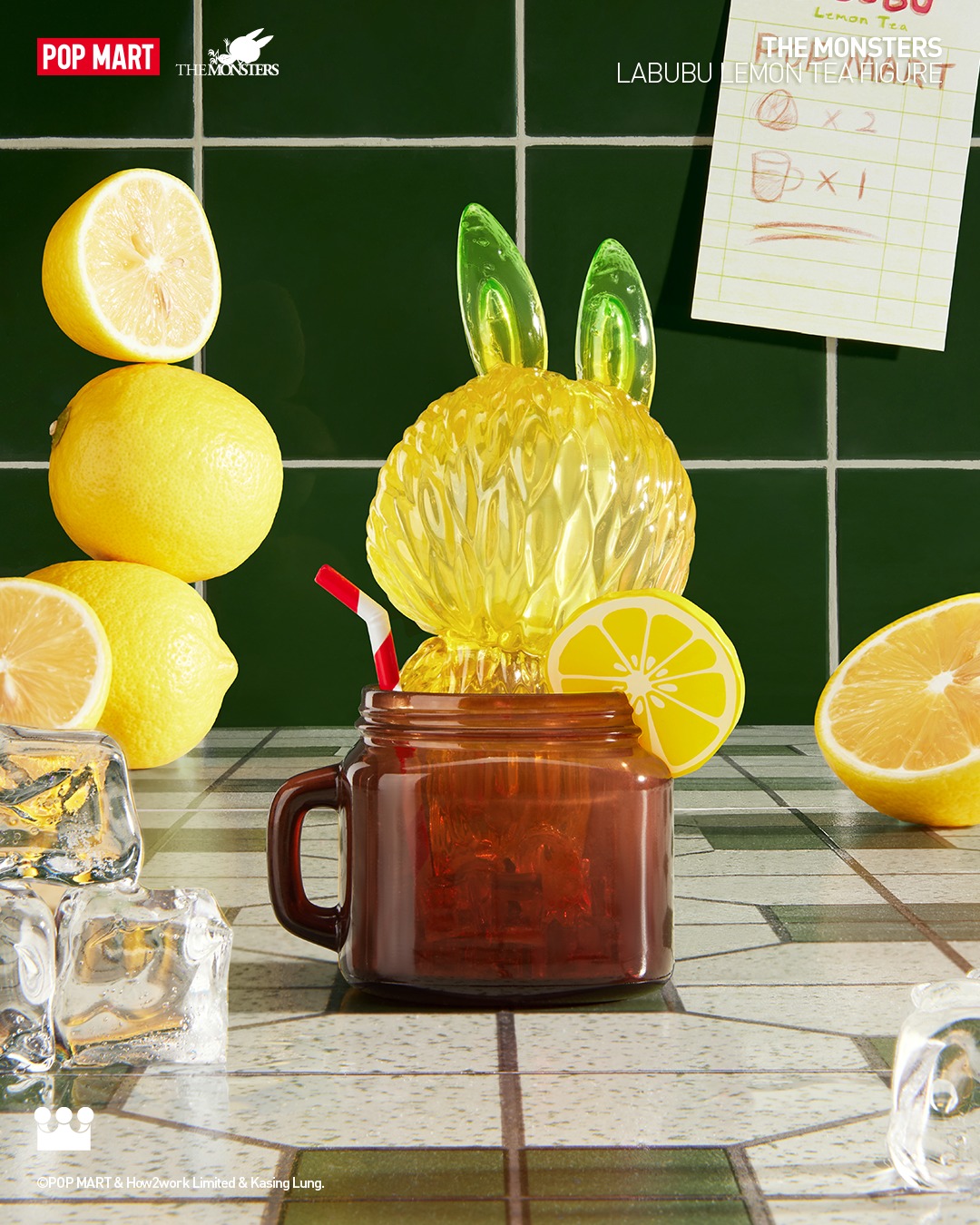 Labubu Lemon Tea Figure
