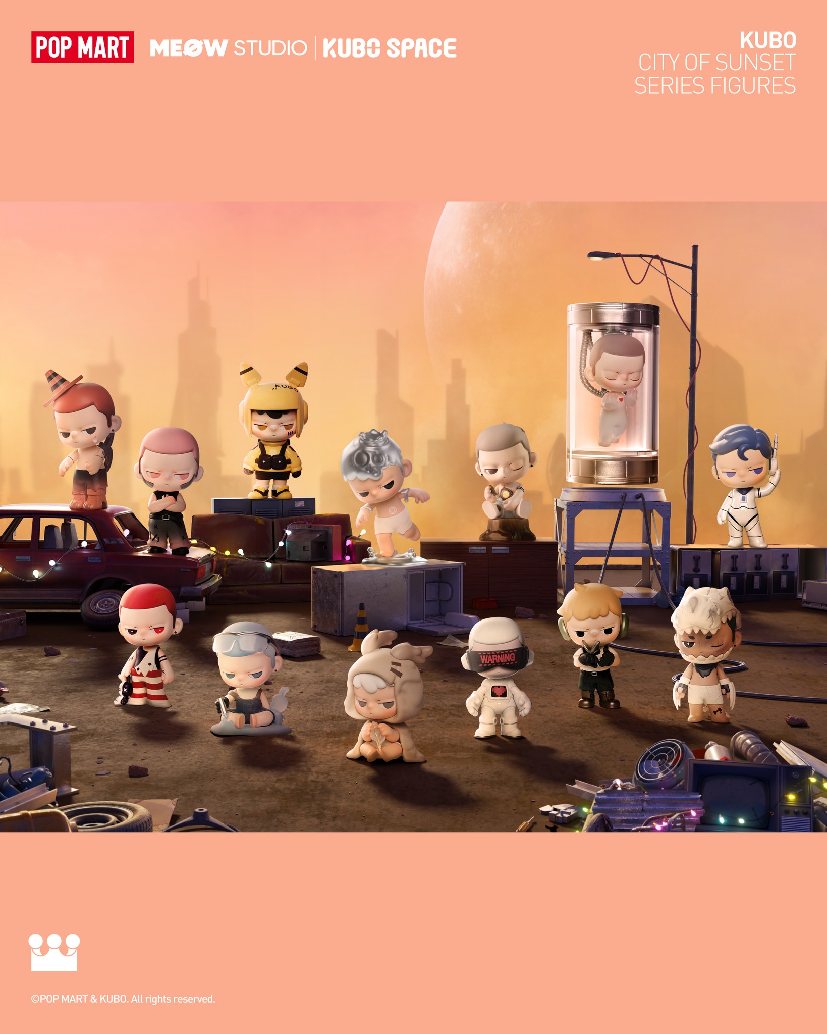 KUBO City of Sunset Series Figures