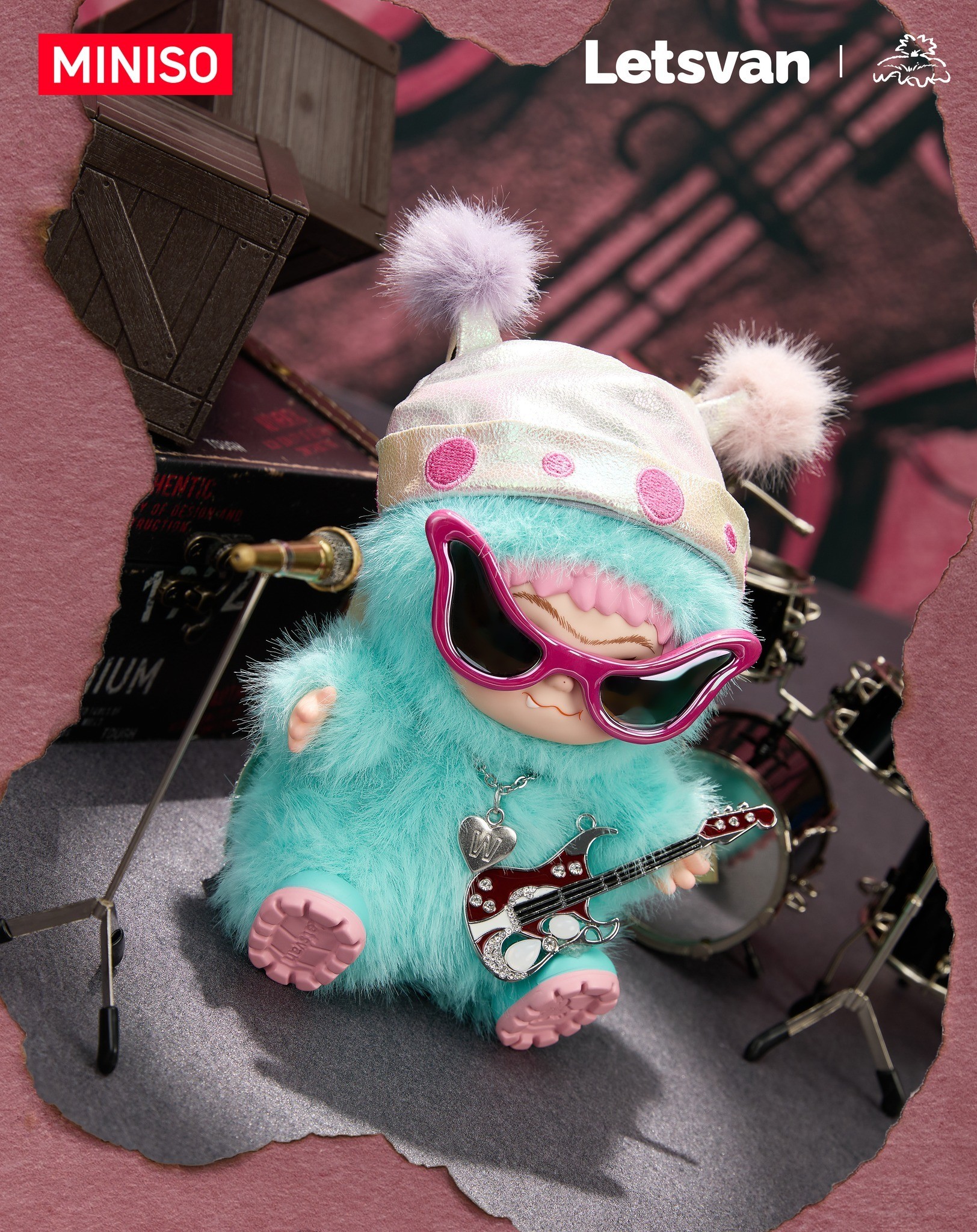Wakuku Fuzzay Trendy Fun Party Plush Blind Box