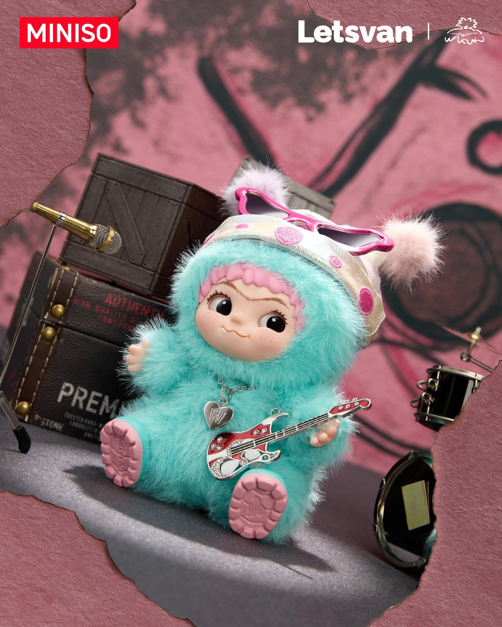 Wakuku Fuzzay Trendy Fun Party Plush Blind Box