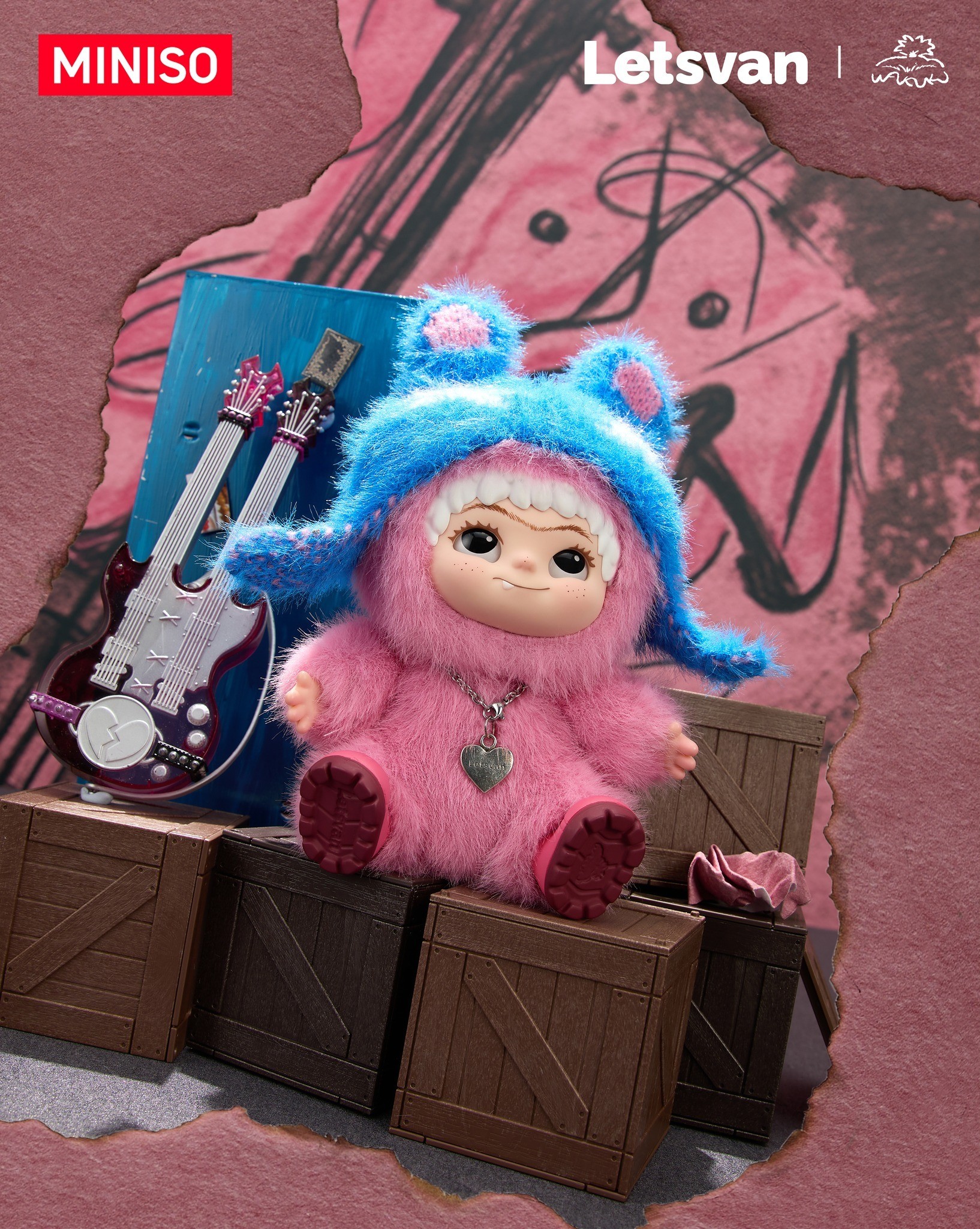 Wakuku Fuzzay Trendy Fun Party Plush Blind Box