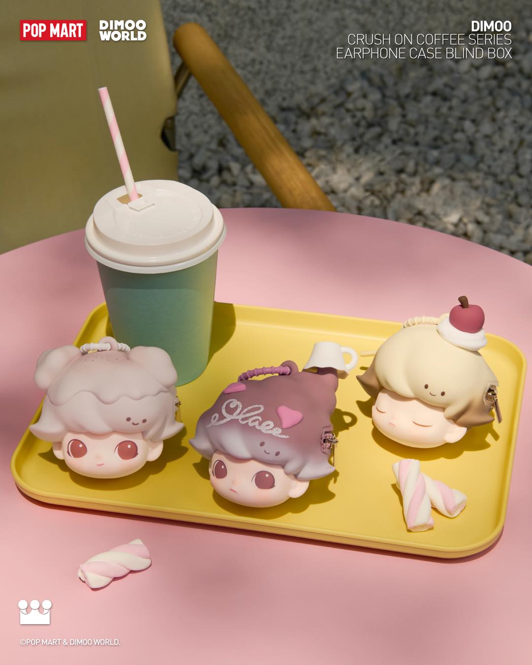 DIMOO Crush on Coffee Series-Earphone Case