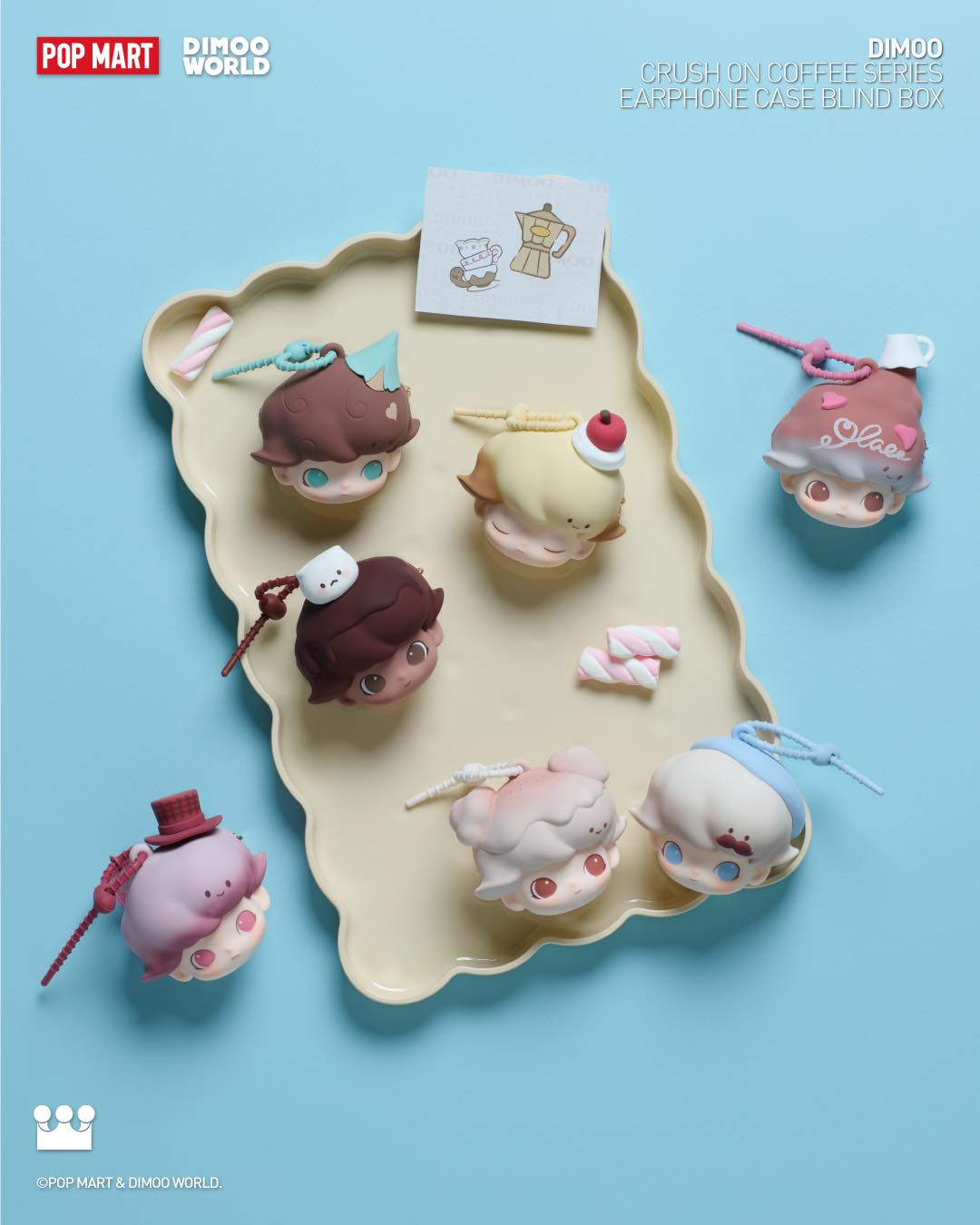 DIMOO Crush on Coffee Series-Earphone Case