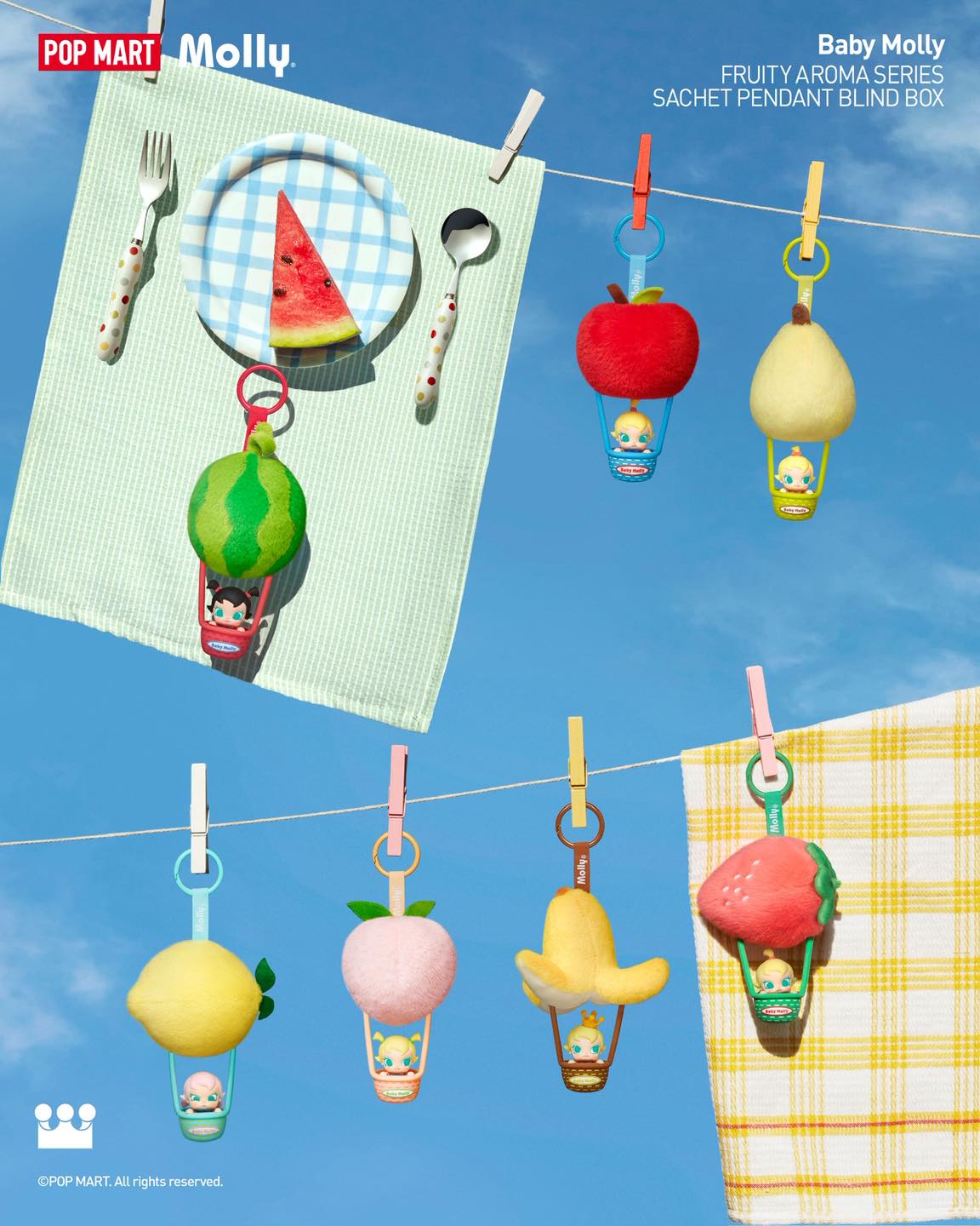Baby Molly Fruity Aroma Series- Sachet Pendant