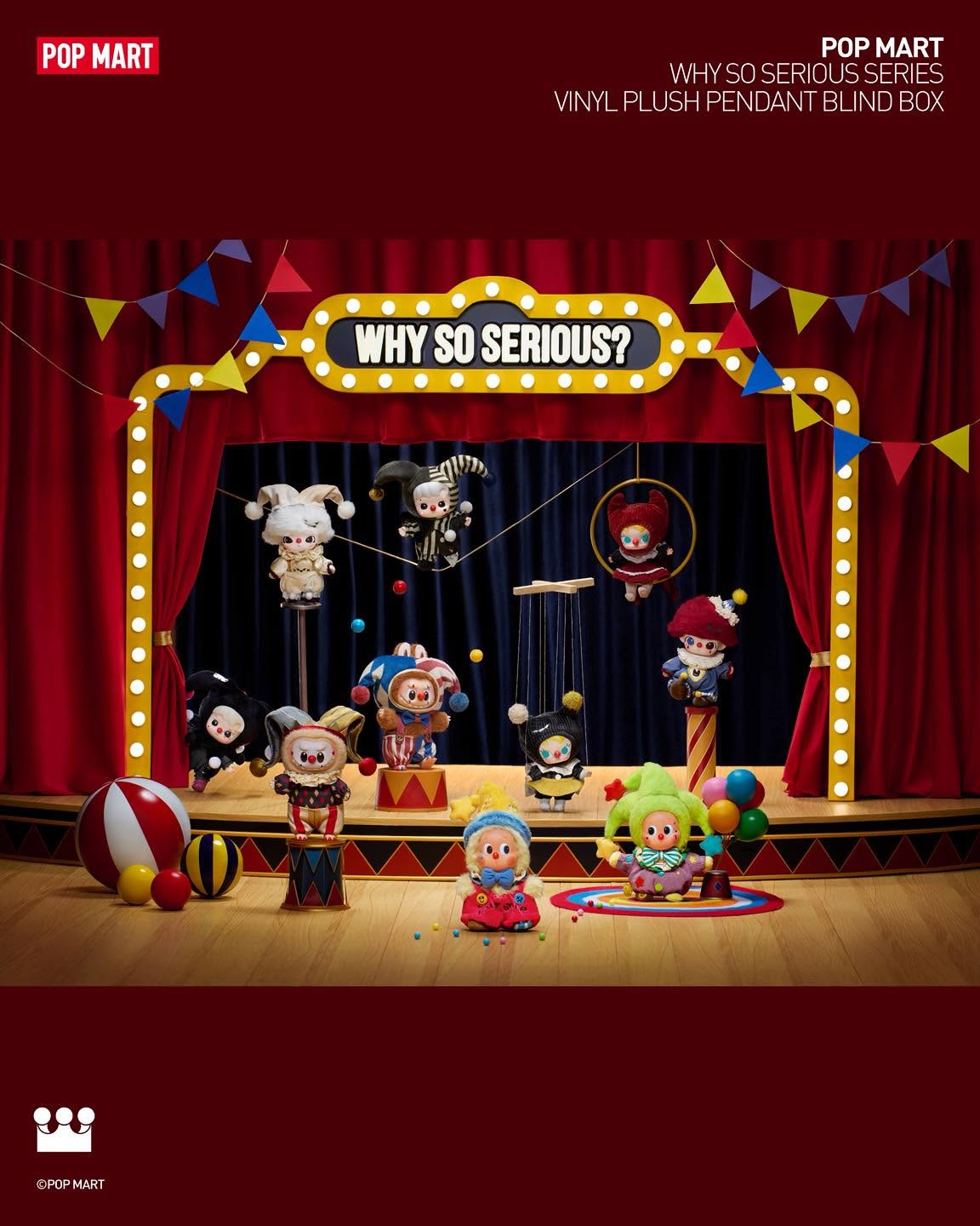 WHY SO SERIOUS SERIES- Vinyl Plush Pendant Blind Box