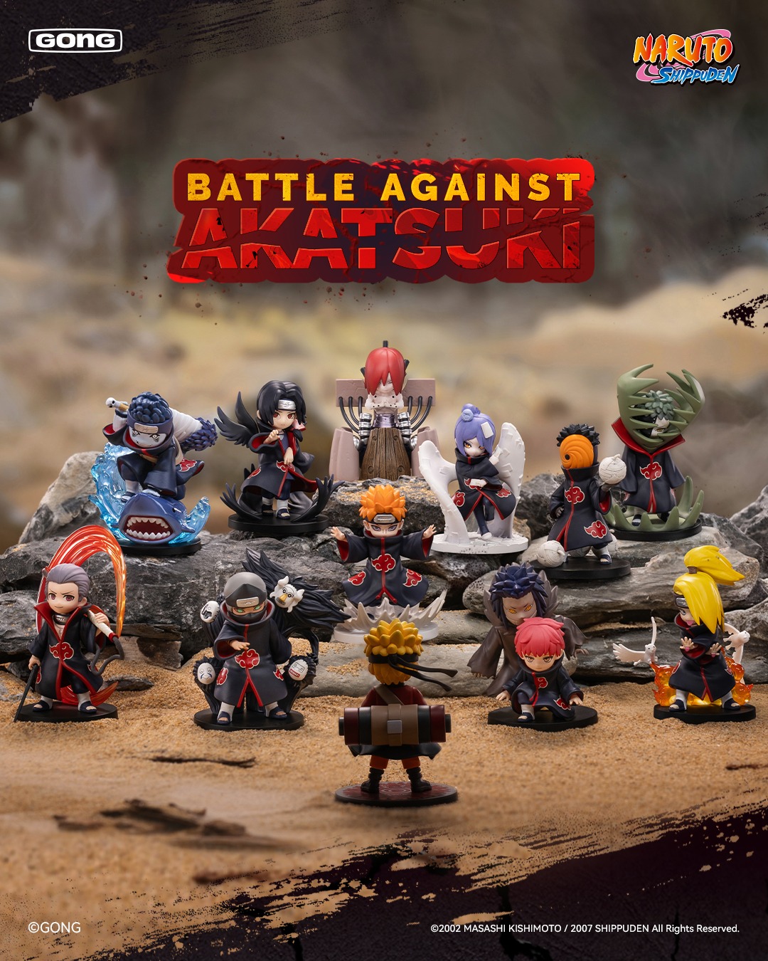 [Pre-order] Naruto: Shippuden Series Battle Against Akatsuki Figure Blind Box
