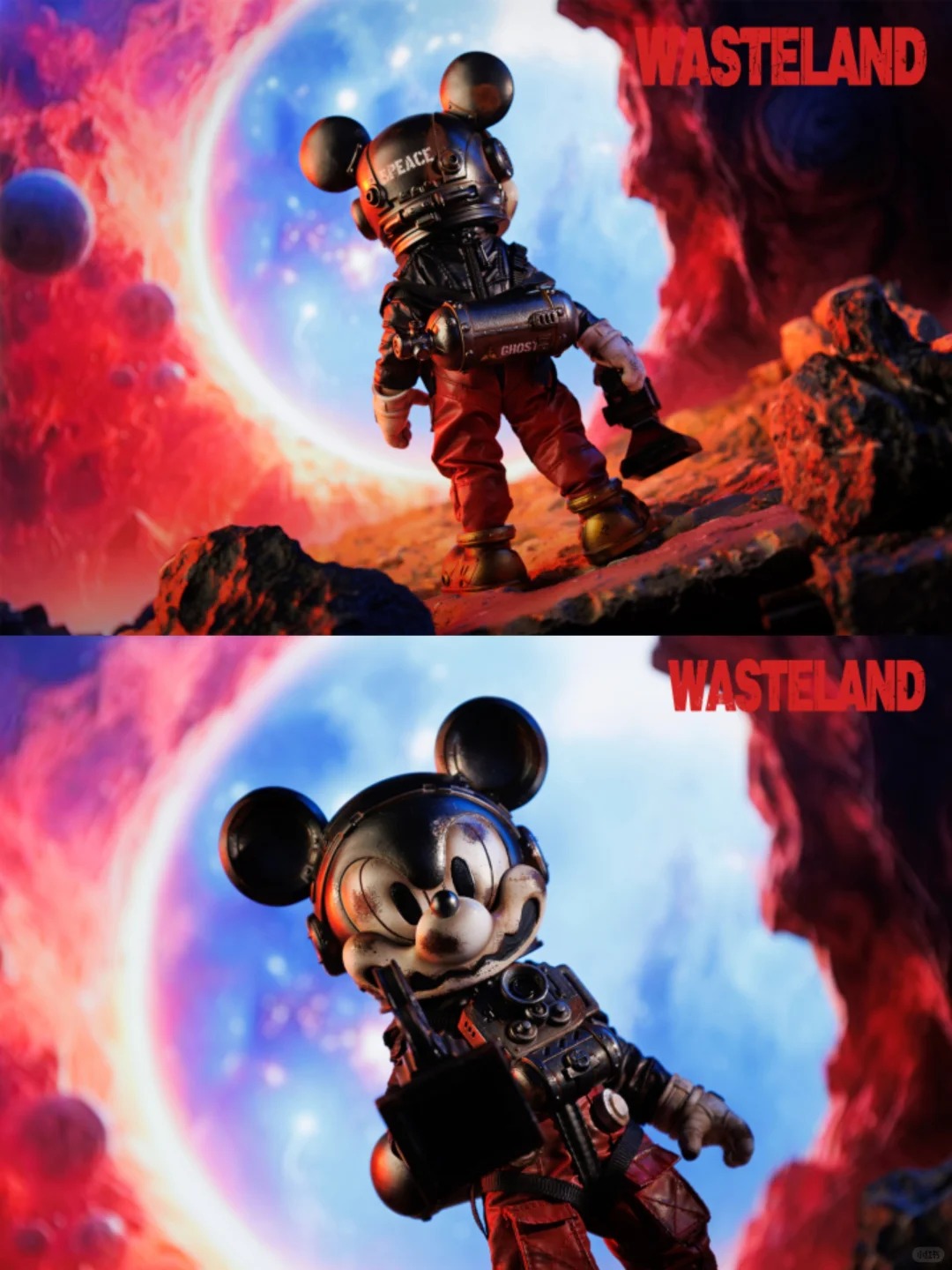 Wasteland-Space Mouse-Red