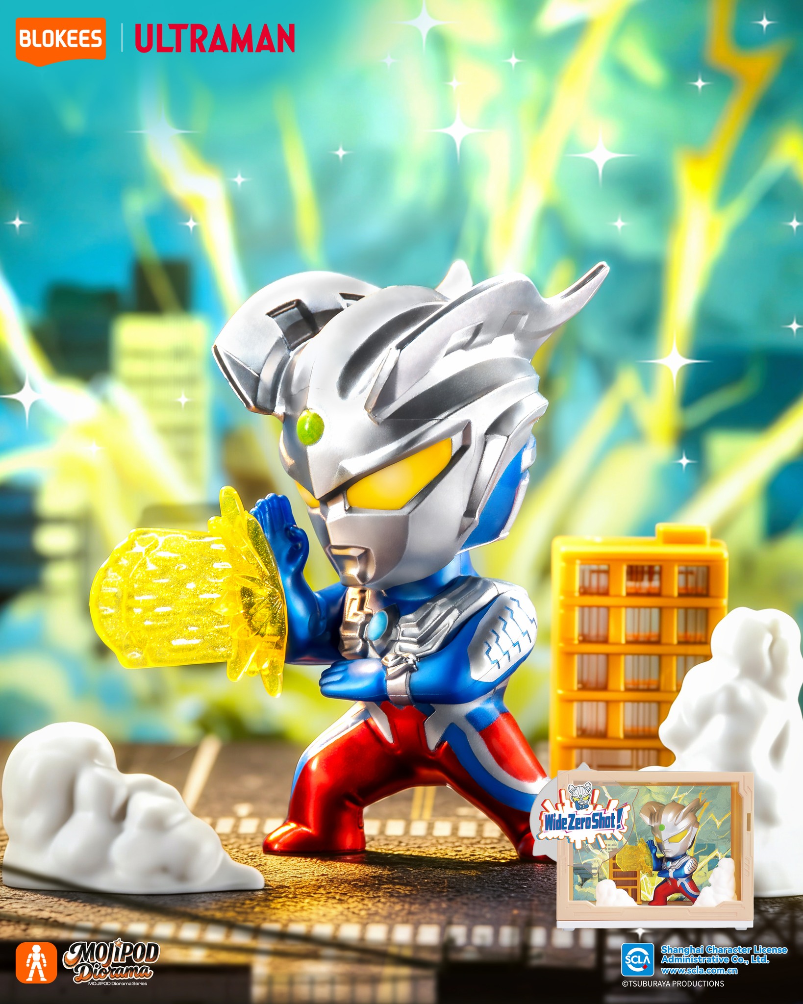 Blockees - Ultraman - MOJIPOD Diorama - Ultraman Metro Guardian