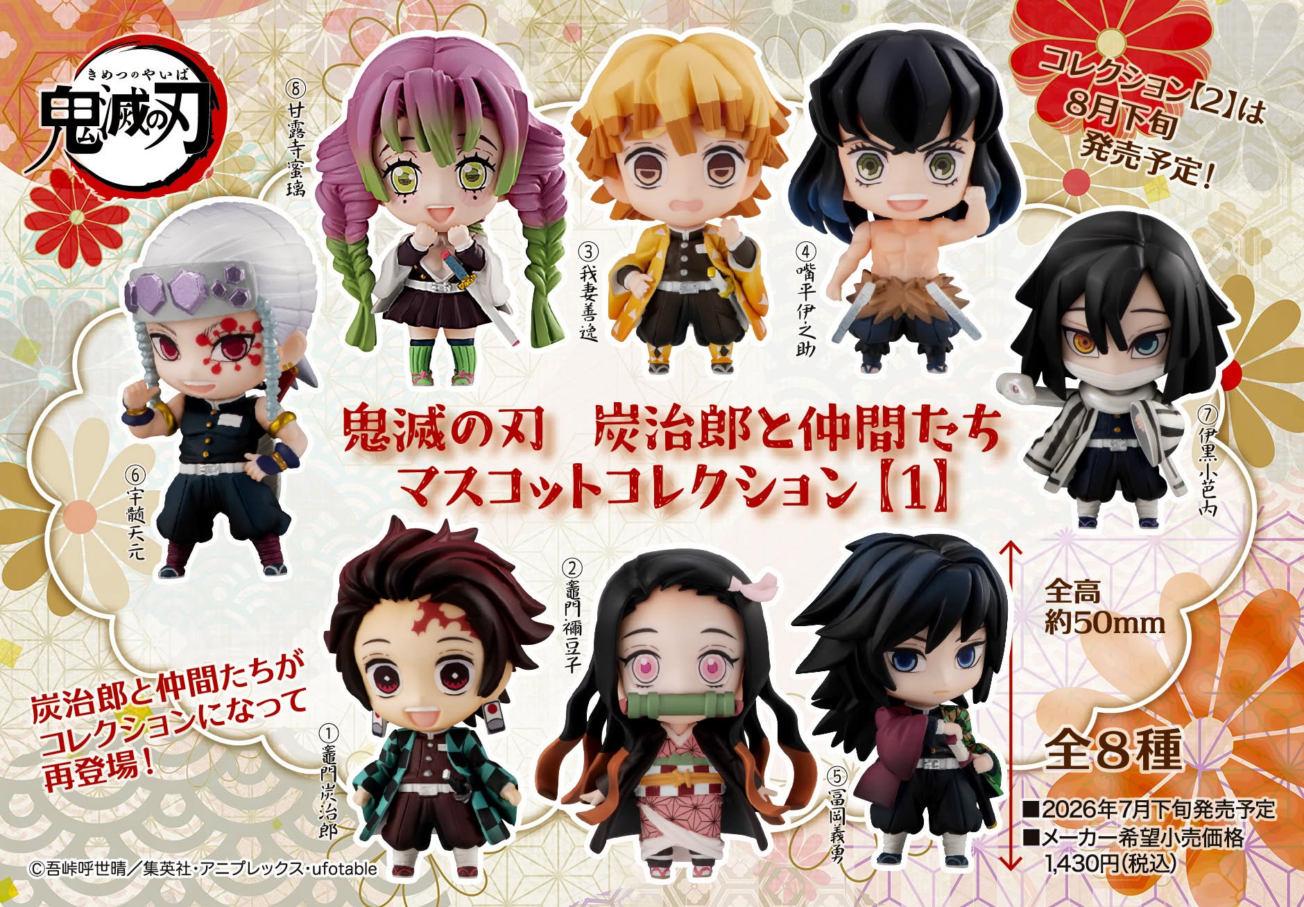 Demon Slayer: Kimetsu no Yaiba Tanjiro & Friends Collectible Blind Box Vol.1