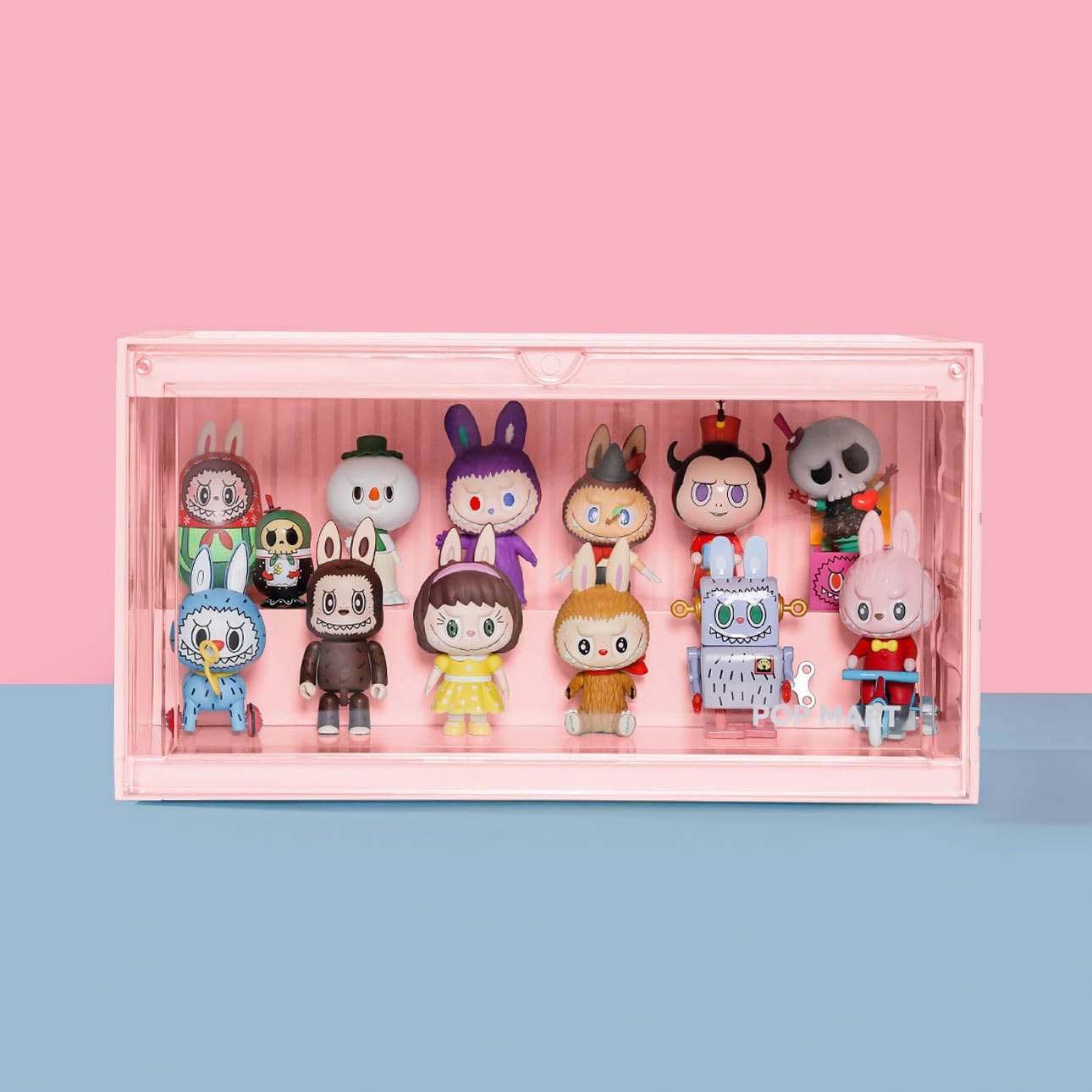 Pop Mart Display Case Luminous Container (Pink)