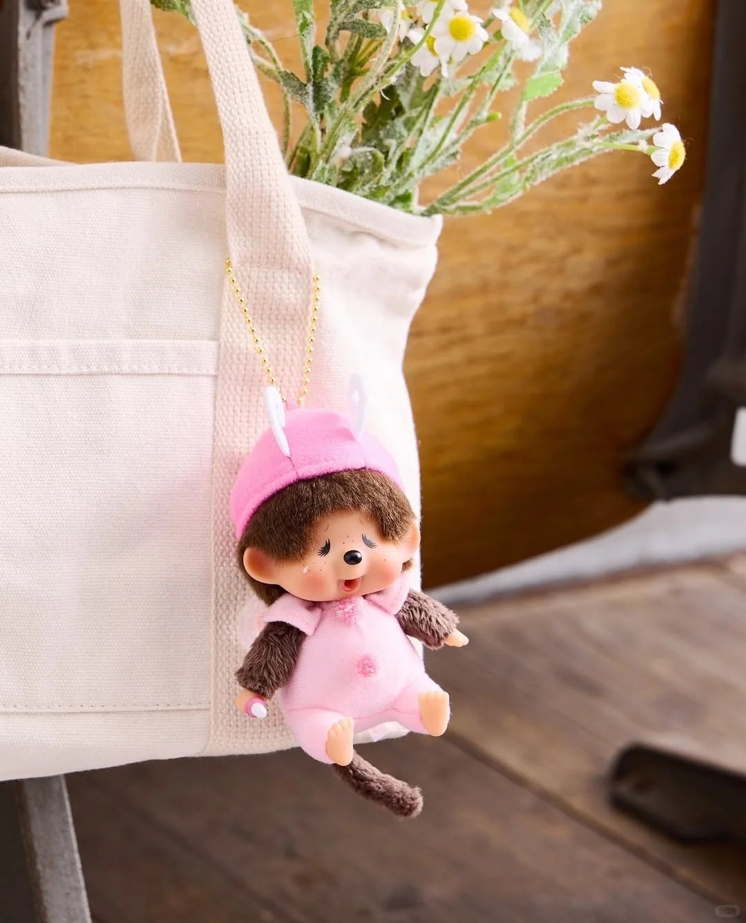 Monchhichi Big Face SS Keychain