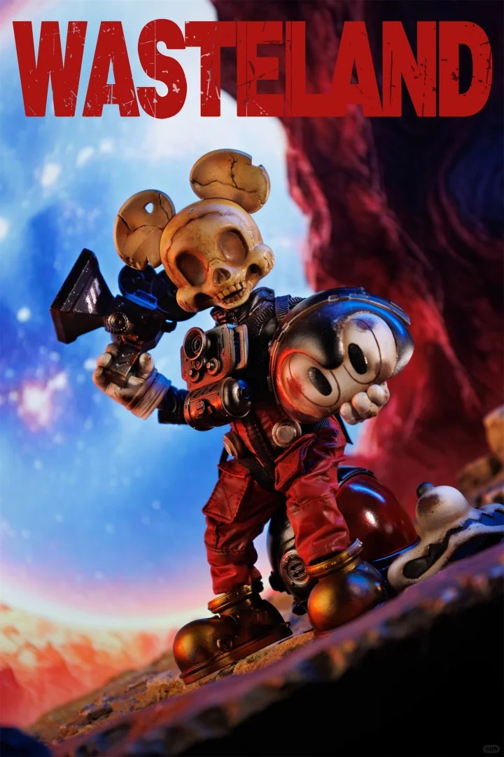 Wasteland-Space Mouse-Red