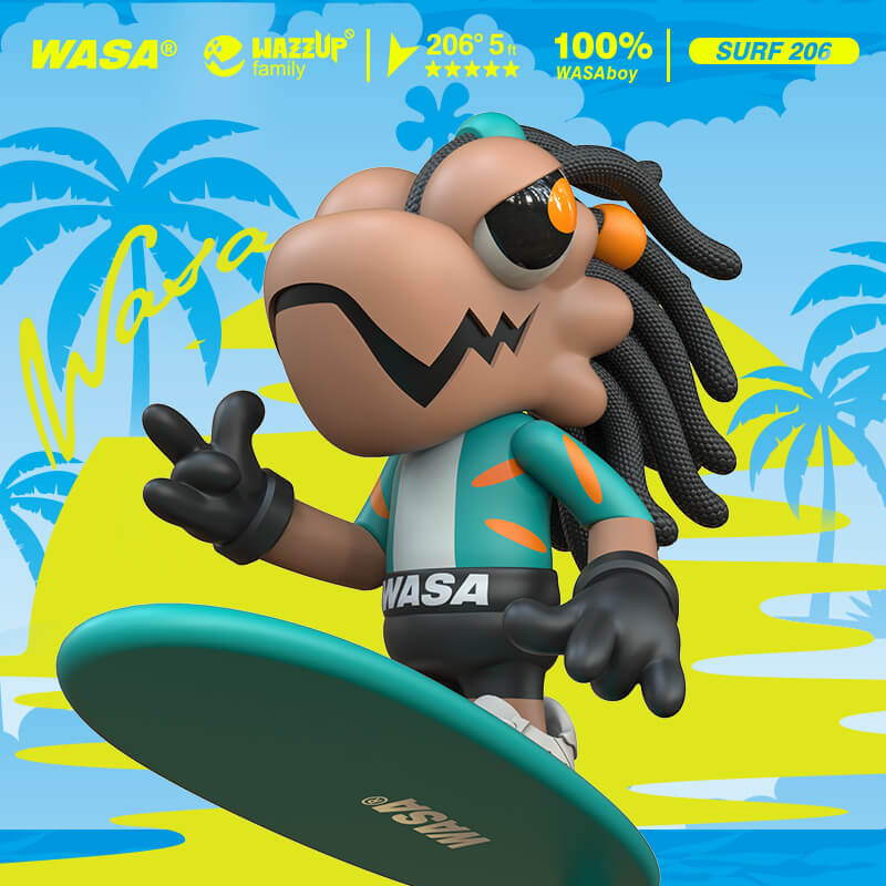 Wasaboy100% Surf206 Blind Box Series