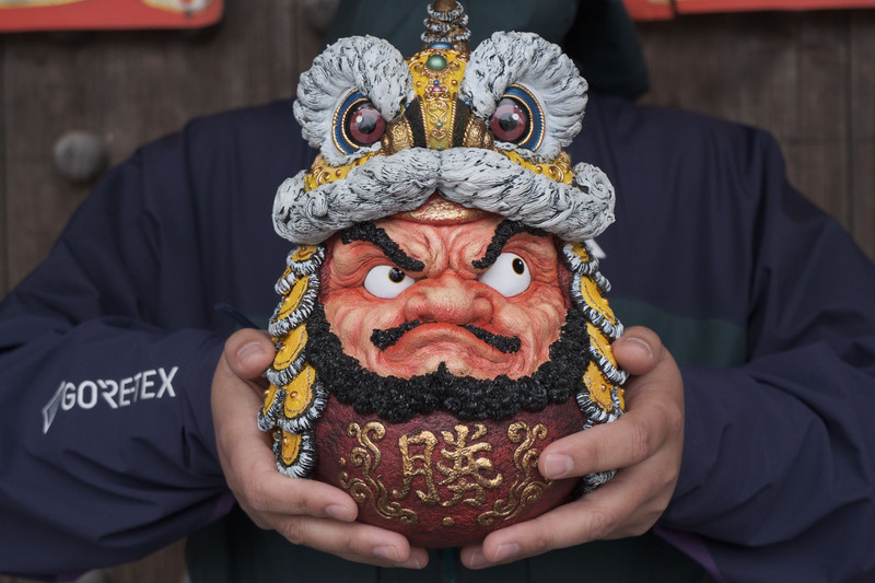 Daruma Doll-Lion Dance-Yellow