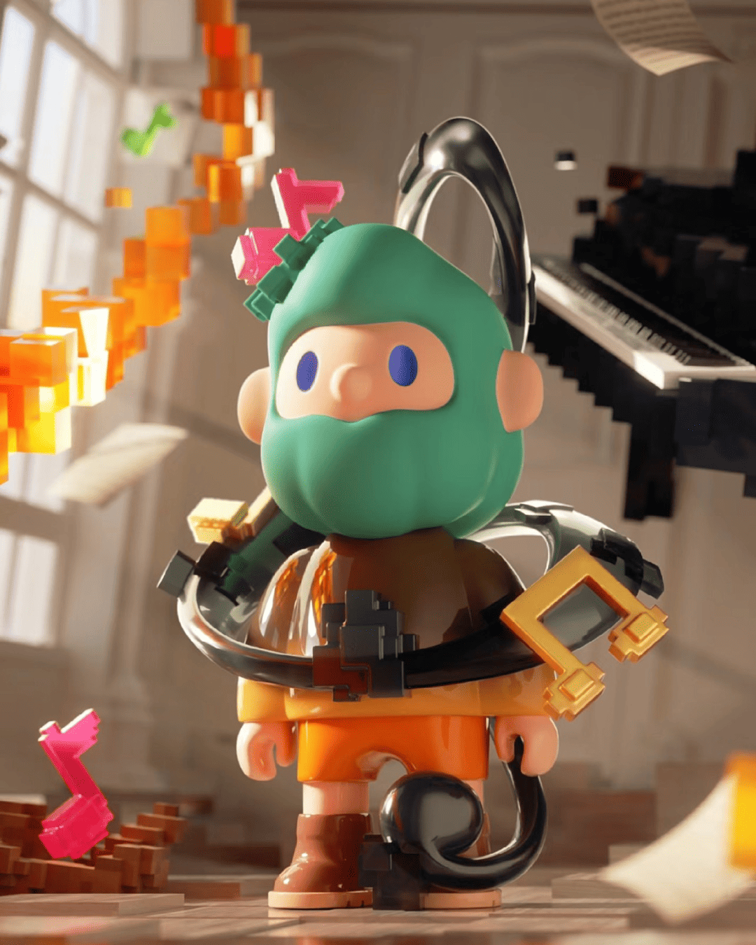 Farmer Bob - Next Generation Pixel Universe Blind Box Series