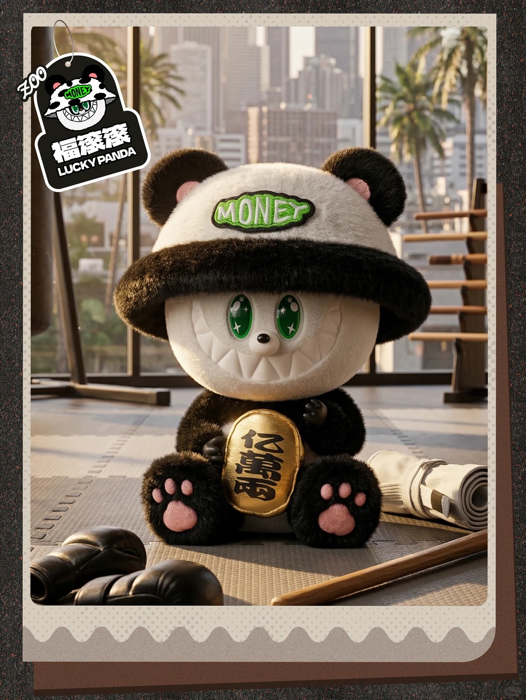 Big Heart - Multi Zoo Plush Keychain