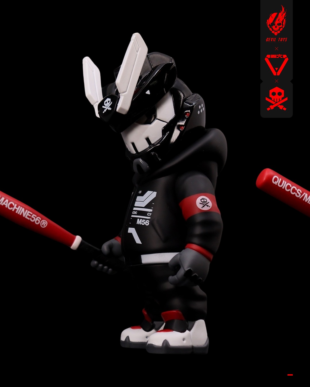 Devil Toys X Quiccs REX-G7 “MALWARE_01” OG Black