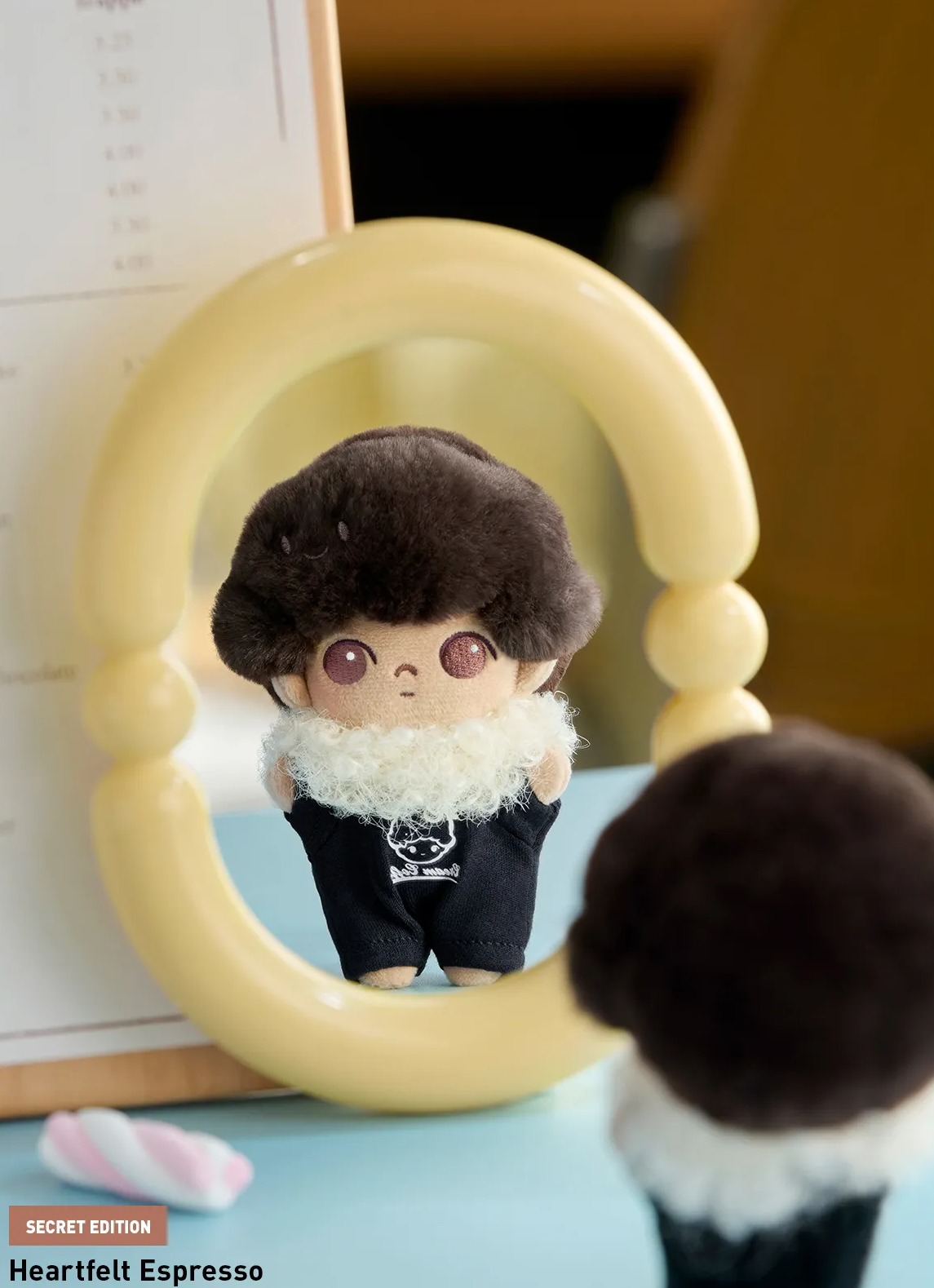 DIMOO Crush on Coffee Series Soft-faced Plush Keychain