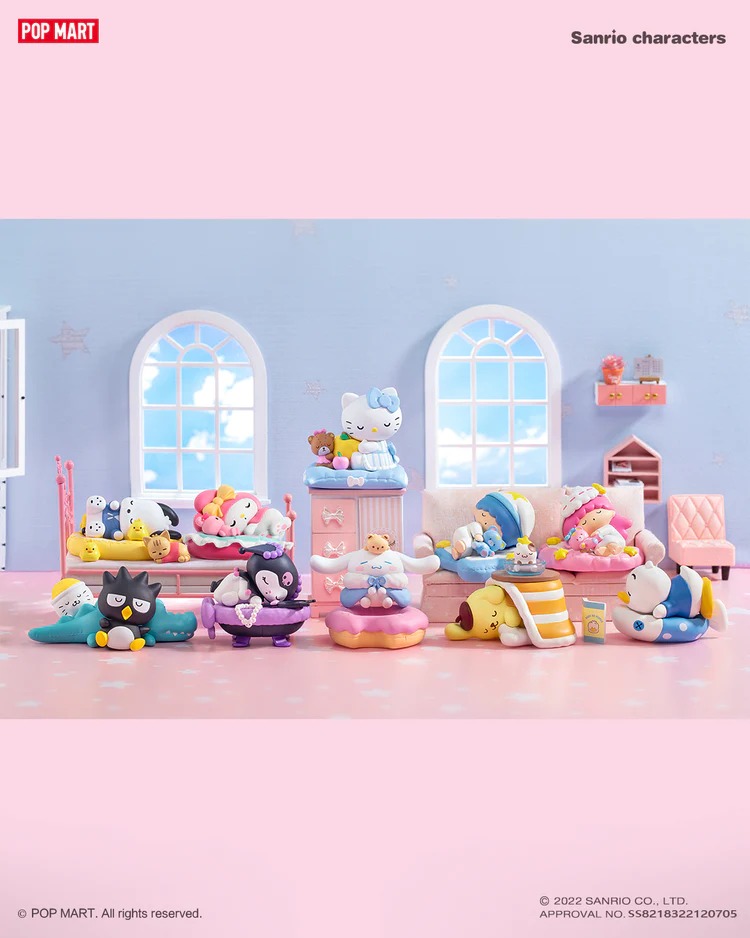 Sanrio characters Fall Asleep Blind Box Series