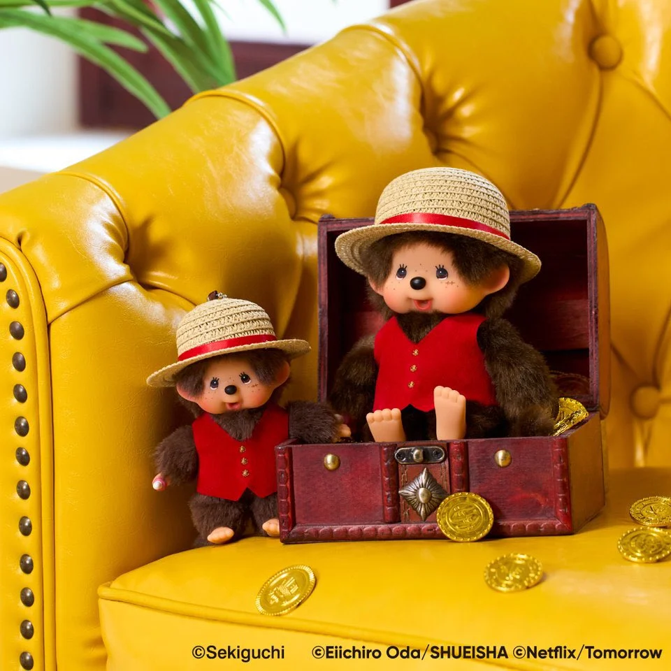 Netflix ONE PIECE S2 × Monchhichi Luffy