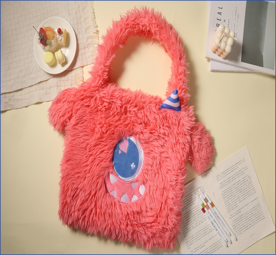 Feeling Well Monster Planet Plush Shoulder Bag