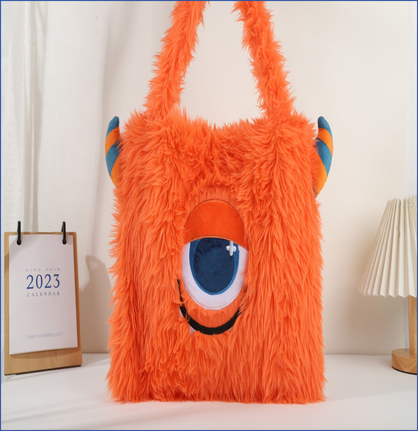 Feeling Well Monster Planet Plush Shoulder Bag