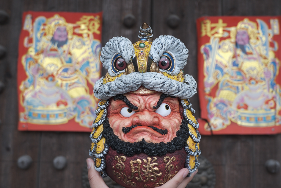 Daruma Doll-Lion Dance-Yellow